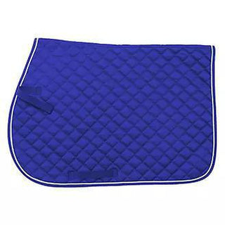 Tough1 Quilted Square Saddle Pad Blue