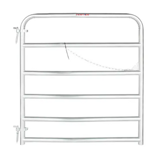 6 BAR ECON TUBE GATE 4' GALV TARTER