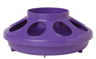 Little Giant Feeder Base Purple, 1 qt Capacity, 8-Opening, Polypropylene
