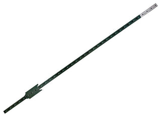 T-Post, 5 ft H, Steel, Green/White