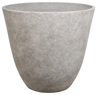 Landscapers Select PT-S044-A Planter, 22 in Dia, 20 in H, Round, Resin, Monzonite, Monzonite