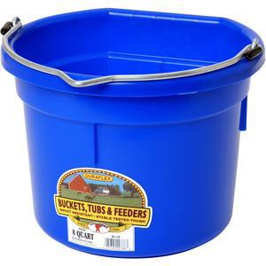 PLASTIC BUCKET 8 QT BLUE