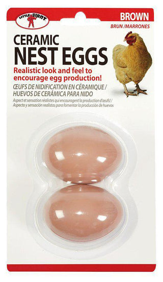 Miller CEGGBRN Nest Egg, Ceramic, Brown