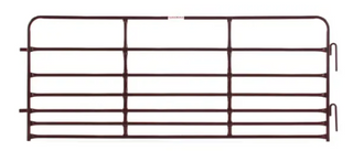 8' RED ECONOMY PIPE PANEL W/ HARDWARE, TARTER