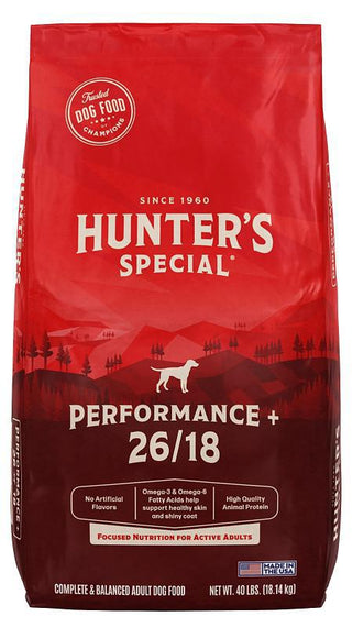 RED Hunter's Special Performance Plus Dog Food, All Breed, Beef/Chicken Flavor, 40 lb Bag