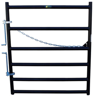 PM - 10ft Black Tube Gate - B6RG10