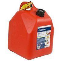 Scepter Flo n' go FG4G511 Gas Can, 5 gal Capacity, Polypropylene, Red