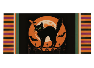 Pet Central Moonlit Black Cat Sassafras Switch Mat