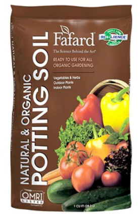 Fafard Natural and Organic Potting Soil 1cf