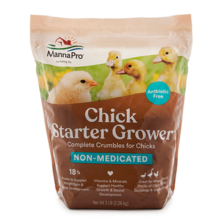 Manna Pro Chick Starter GrowerMedicated - 5 lb