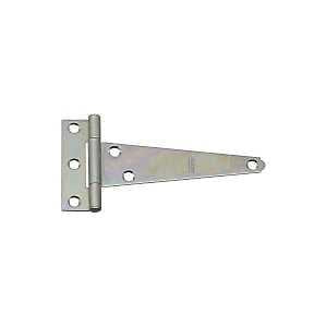 National Hardware N128-652 T-Hinge, 2.88 in W Frame Leaf, 0.89 in H Frame Leaf, Steel, Zinc, Tight Pin, 8 lb