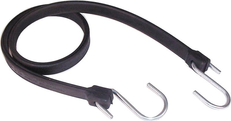 Keeper 06245 Strap, 3/4 in W, 45 in L, EPDM Rubber, Black, S-Hook End