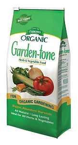 Espoma Organic Garden-Tone GT4 Organic Plant Food, 4 lb Bag, Granular, 3-4-4 N-P-K Ratio