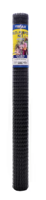 Tenax 50-ft x 4-ft Black Plastic Extruded Mesh Rolled Fencing 3/4-in x 1-in - Mesh Size
