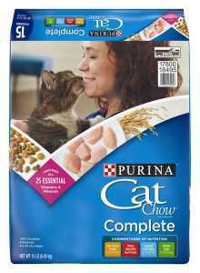 Cat Chow 1780018495 Cat Food, Complete, Dry, 15 lb Bag