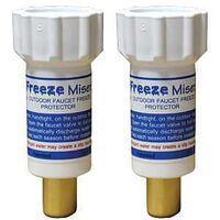 Freeze Miser 6000-02 Outdoor Faucet Freeze Protector, 1.507 in W, Brass/Stainless Steel