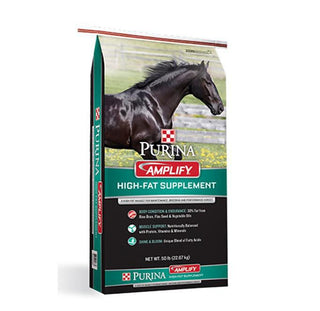 Purina Amplify Hi Fat Supplement for Horses 50 lb