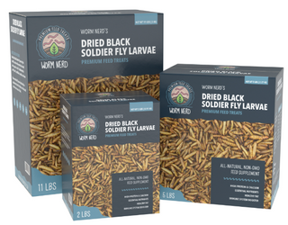 Arcadia Dried Black Solider Fly Larvae