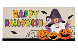 Halloween Witch Gnome Sassafras Switch Mat