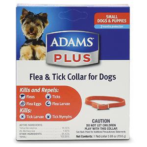 Adams Plus Flea & Tick Collar - SM Dog - 6pk