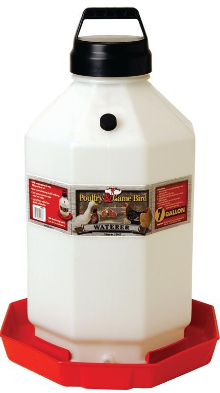 Little Giant PPF7 Poultry Waterer, 7 gal Capacity, Plastic