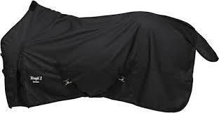 Tough1 Horse Turnout Blanket Basic - Black (72")