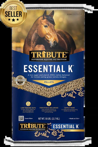 Tribute Essential K, Pelleted, Low NSC Ration Balancer