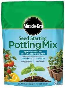 Miracle-Gro 74978500 Potting Soil, Solid, 8 qt