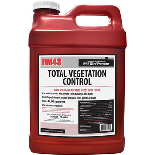RM43 76501 Total Vegetation Control, Liquid, Clear/Yellow, 2.5 gal, Bottle