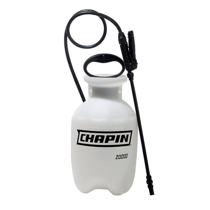 Chapin 20000 Handheld Sprayer, 1 gal Tank, Poly Tank, 34 in L Hose, White