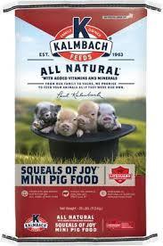 Kalmbach Feeds Squeals of Joy Mini Pig Food 25lb