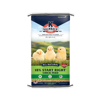 Kalmbach 18% Start Right® Chicken Crumble Feed - NON MEDICATED