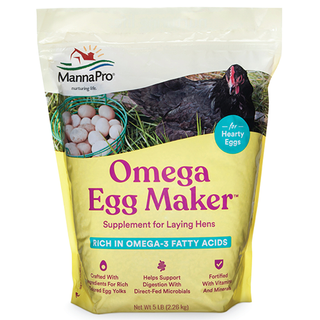 Manna Pro Omega Egg Maker Supplement for Laying Hens - 5 lb
