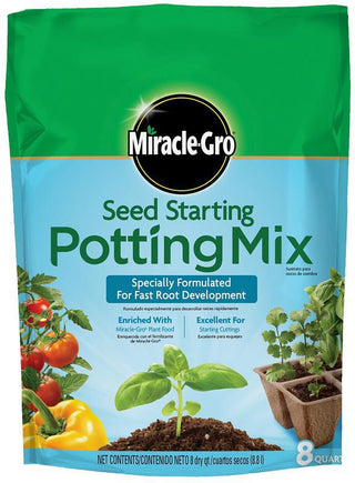 Miracle-Gro Seed Starting Potting Soil, 8 qt
