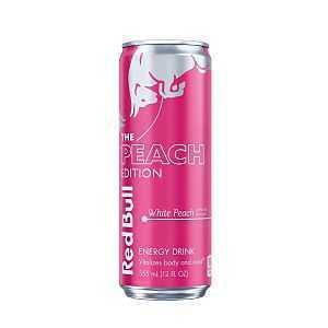 Red Bull 79210 Energy Drink, Liquid, White Peach, 12 fl-oz Can