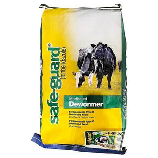 SAFE-GUARD CATTLE/EQUINE ORAL DEWORMER PELLET 0.5% 25 LB