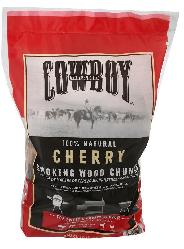 Cowboy 52430 Smoking Chunk, Cherry, Wood, 350 cu-in