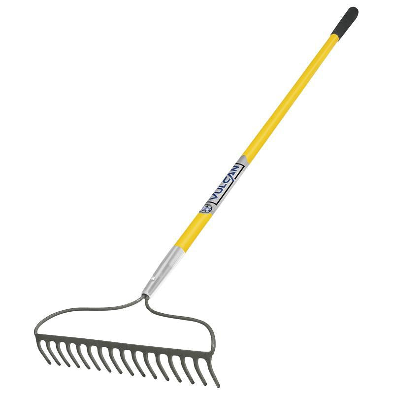 Vulcan 34548 R16-AMF Bow Rake, 17 in W Head, 16 -Tine, Steel Tine, Steel Head, 60 in L Handle