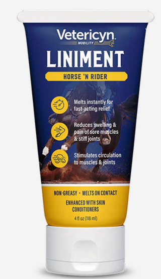 Horse N' Rider Liniment Display - 4 oz