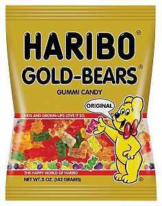 Haribo HGB12 Jelly Candy, Assorted Fruits Flavor, 5 oz Bag