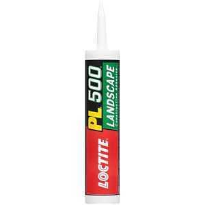 Loctite 1654392 Premium Landscape Block Adhesive, Paste, Acetone, Beige/Tan, 10 oz Tube