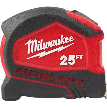 Milwaukee 48-22-6825 Tape Measure, 25 ft L Blade