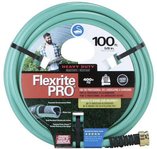 Swan FXP58100 Garden Hose, 100 ft L, Female x Male