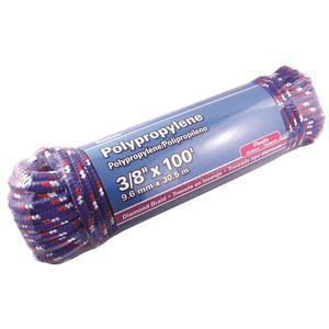 3/8-in. x 100-ft. Diamond Braid Polypropylene Rope