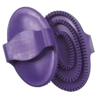Rubber Curry Comb Purple