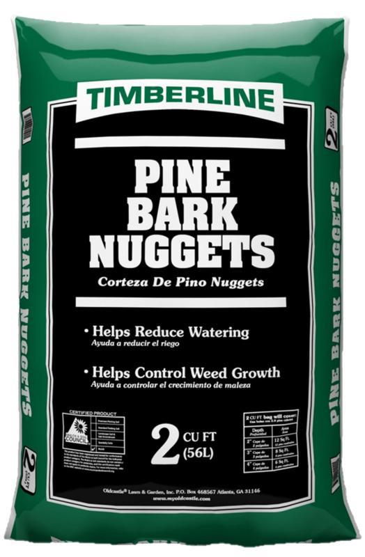 Timberline 52055472 Bark Nugget, 2 cu-ft Bag