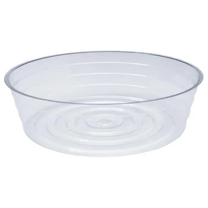 12" Clear Plant Saucer - Deep