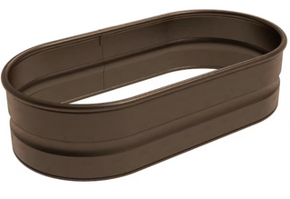 2 ft. x 1 ft. x 4 ft. Copper Vein Steel Raised Garden Bed Planter Tarter