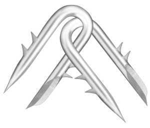 Rangemaster 7475 Series Fence Lock Staple, 1-3/4 in L, Galvanized, 8 Gauge