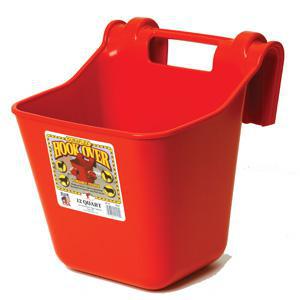 Little Giant Plastic Hook Over Feeder - 12 qt, Red